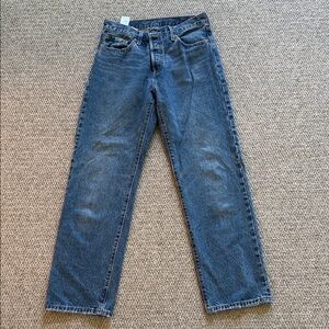 Levi's Straight Leg Blue Jeans